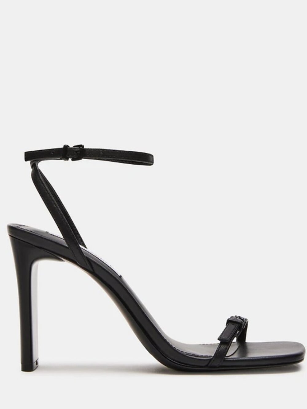 Steve Madden Ailene Black Leather Strappy Heeled Sandals – Sz 11 (RUN SMALL)